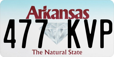 AR license plate 477KVP
