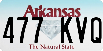 AR license plate 477KVQ
