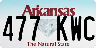 AR license plate 477KWC