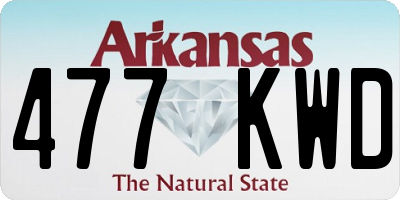 AR license plate 477KWD