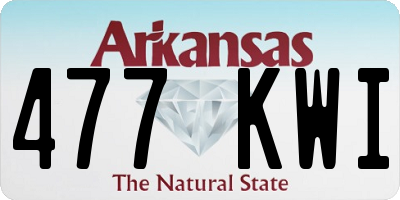 AR license plate 477KWI