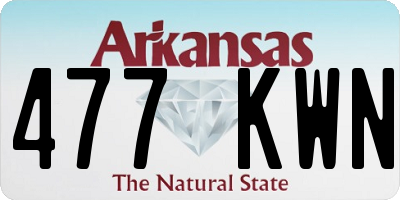 AR license plate 477KWN