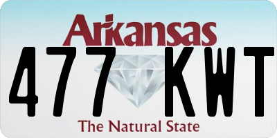 AR license plate 477KWT