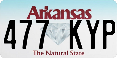 AR license plate 477KYP