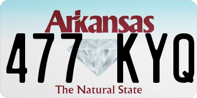 AR license plate 477KYQ