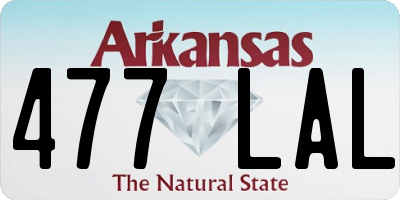 AR license plate 477LAL