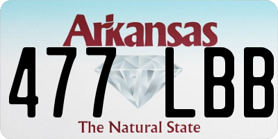 AR license plate 477LBB