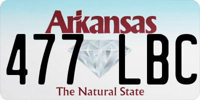 AR license plate 477LBC