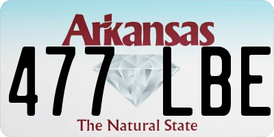 AR license plate 477LBE
