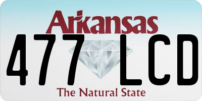 AR license plate 477LCD
