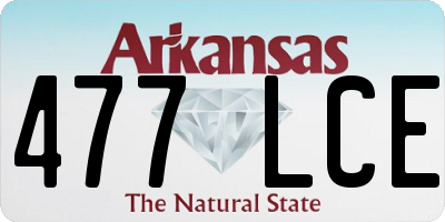AR license plate 477LCE