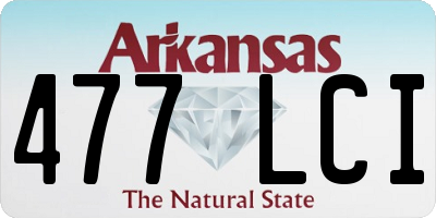 AR license plate 477LCI