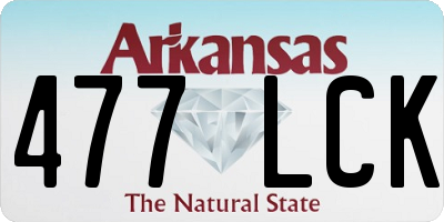 AR license plate 477LCK