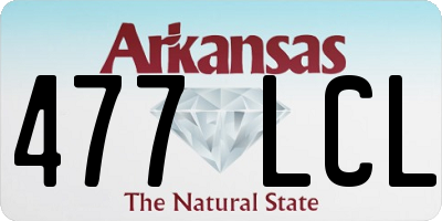 AR license plate 477LCL