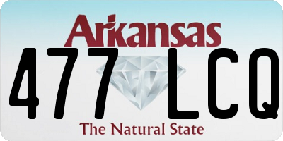 AR license plate 477LCQ