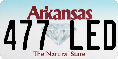 AR license plate 477LED