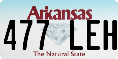 AR license plate 477LEH
