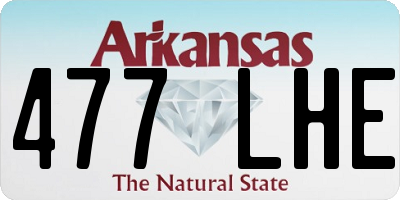 AR license plate 477LHE