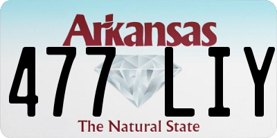 AR license plate 477LIY