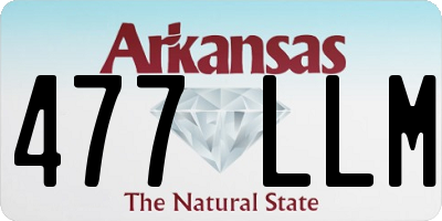 AR license plate 477LLM