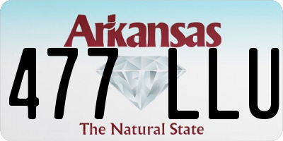 AR license plate 477LLU