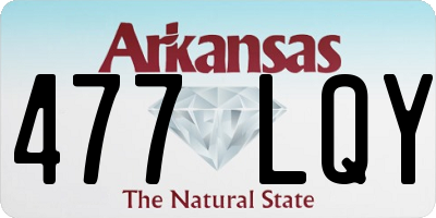 AR license plate 477LQY