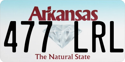 AR license plate 477LRL