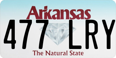 AR license plate 477LRY