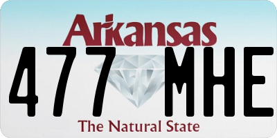 AR license plate 477MHE
