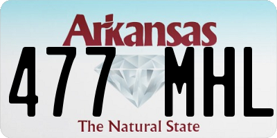 AR license plate 477MHL