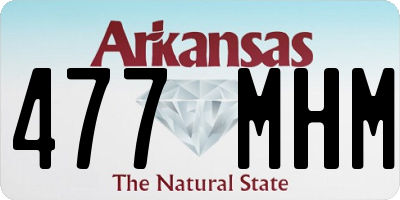 AR license plate 477MHM