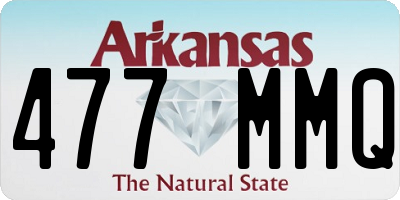 AR license plate 477MMQ