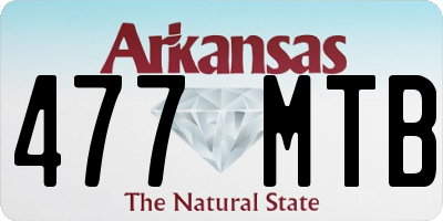 AR license plate 477MTB