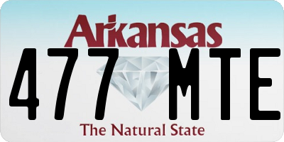 AR license plate 477MTE