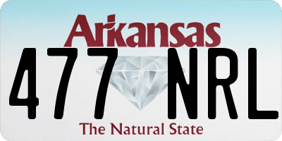 AR license plate 477NRL