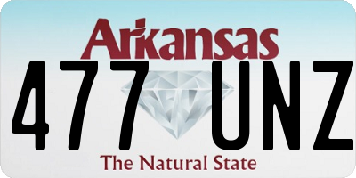 AR license plate 477UNZ