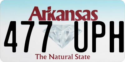 AR license plate 477UPH