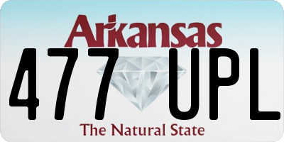 AR license plate 477UPL