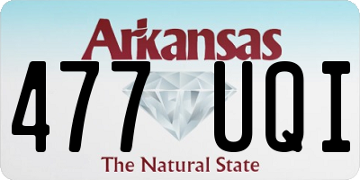 AR license plate 477UQI