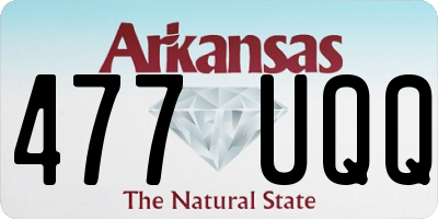 AR license plate 477UQQ