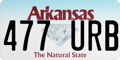 AR license plate 477URB