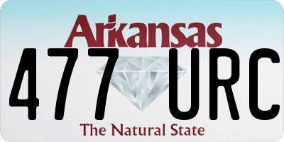 AR license plate 477URC