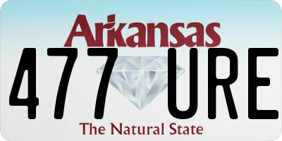 AR license plate 477URE