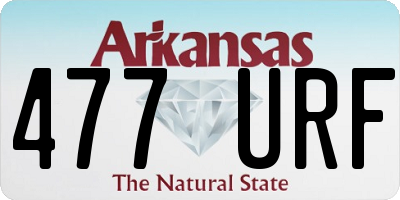 AR license plate 477URF