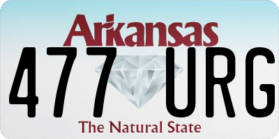 AR license plate 477URG