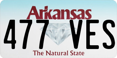 AR license plate 477VES