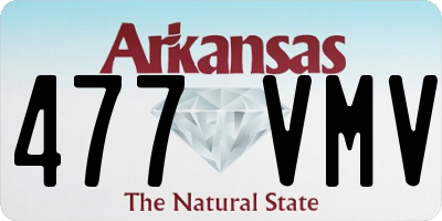 AR license plate 477VMV