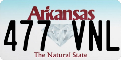 AR license plate 477VNL