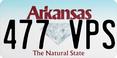 AR license plate 477VPS