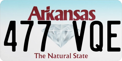 AR license plate 477VQE